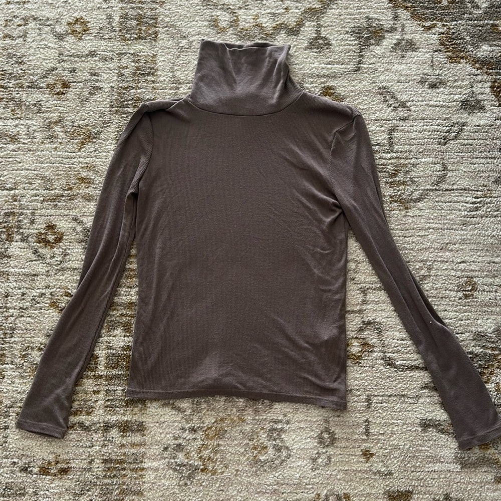 Madewell soft ribbed turtle neck